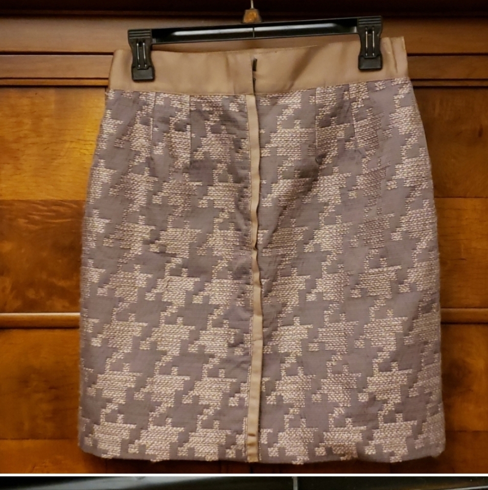 (2P) LOFT Ann Taylor Women's Petite Two-Toned Skirt SZ 2P